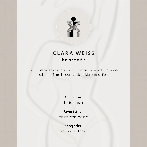 Plakat premium Kobieca sylwetka