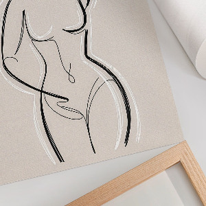 Plakat premium Kobieca sylwetka