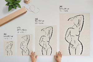 Plakat premium Kobieca sylwetka