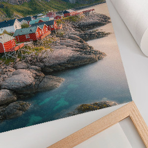 Dekoracyjny plakat ścienny Górska osada