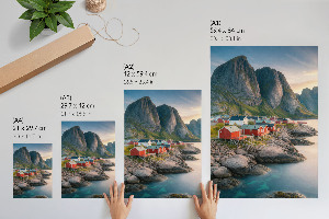 Dekoracyjny plakat ścienny Górska osada