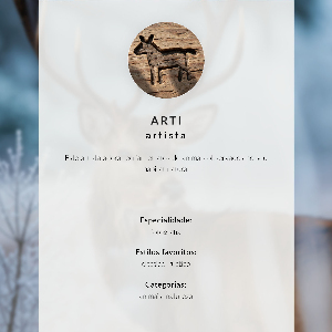 Dekoracyjny plakat ścienny Jeleń w lesie