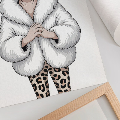 Grafika na ścianę Stylowy kot