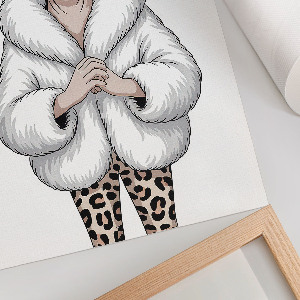 Grafika na ścianę Stylowy kot