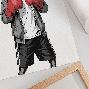 Plakat premium Bokser pies