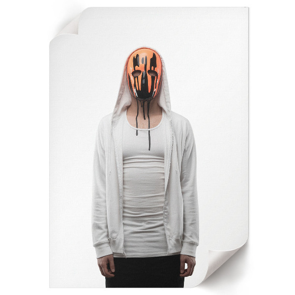 Dekoracyjny plakat ścienny Tajemnicza postać