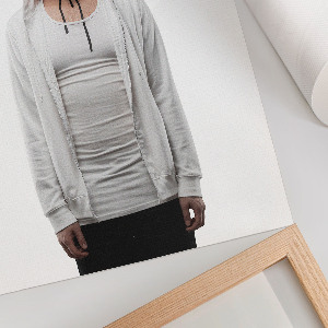 Dekoracyjny plakat ścienny Tajemnicza postać