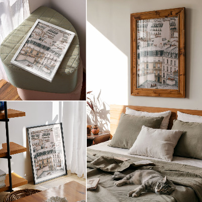 Plakat premium Miejskie dachy