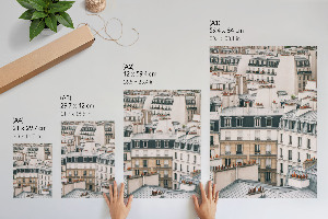 Plakat premium Miejskie dachy