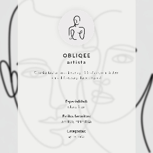 Grafika na ścianę Line art twarzy