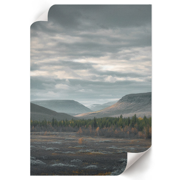 Plakat premium Górska dolina