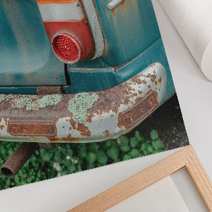 Dekoracyjny plakat ścienny Retro auto