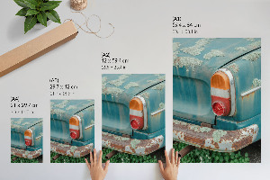 Dekoracyjny plakat ścienny Retro auto