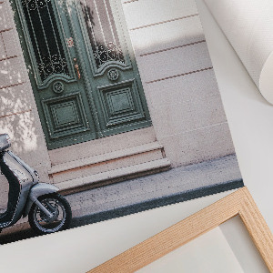 Wydruk na płótnie Retro drzwi