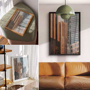 Plakat premium Nowoczesna architektura