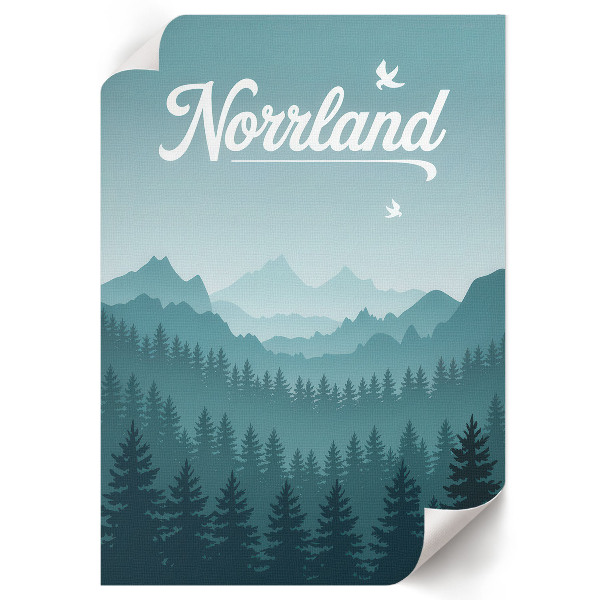 Dekoracyjny plakat ścienny Górski pejzaż