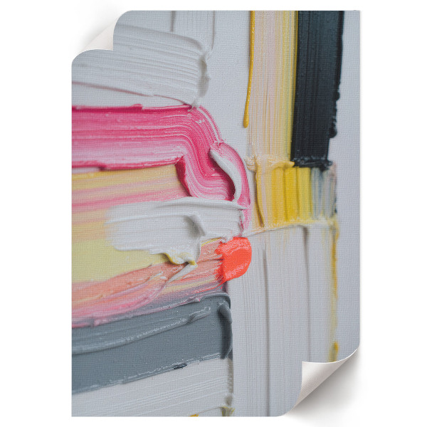 Grafika na ścianę Kolorowe pociągnięcia