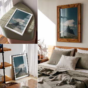 Plakat premium Górska majestatyczność