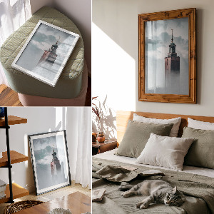 Dekoracyjny plakat ścienny Mistyczna wieża