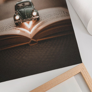 Wydruk na płótnie Książka o przygodzie