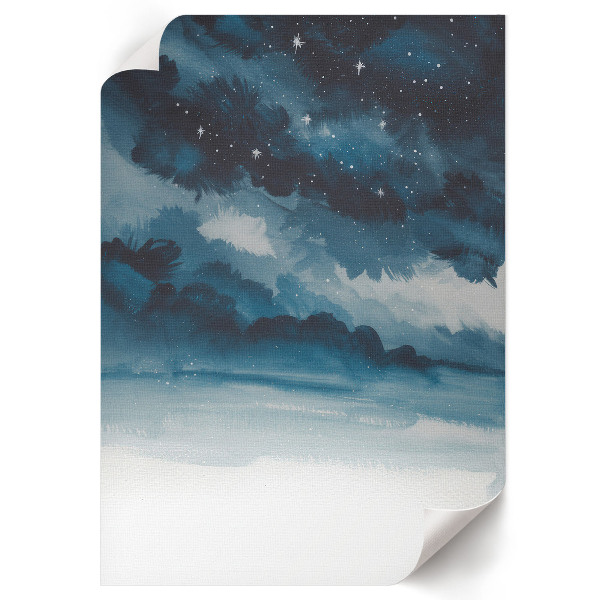 Dekoracyjny plakat ścienny Nocne niebo