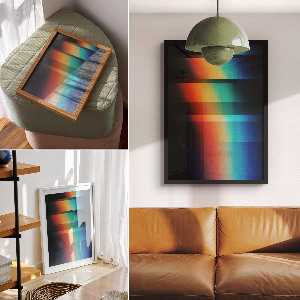 Wydruk na płótnie Kolorowa abstrakcja