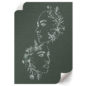 Plakat premium Kwiatowe portrety