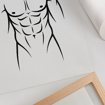 Dekoracyjny plakat ścienny Minimalistyczna sylwetka
