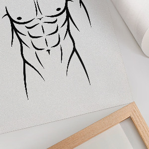 Dekoracyjny plakat ścienny Minimalistyczna sylwetka