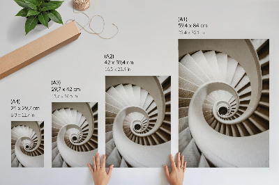 Grafika na ścianę Spiralne schody