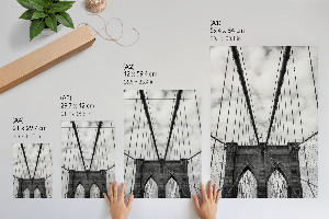 Plakat premium Most linowy