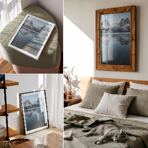 Dekoracyjny plakat ścienny Górskie jezioro