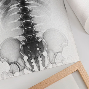 Plakat premium Zdjęcie rentgenowskie