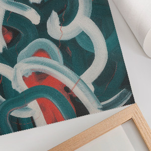 Dekoracyjny plakat ścienny Kolorowe pociągnięcia