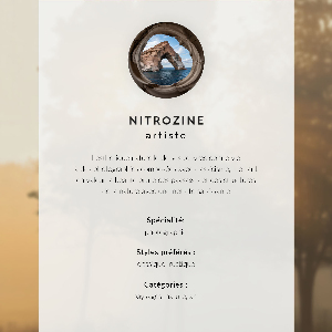 Grafika na ścianę Mglista aleja