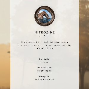 Grafika na ścianę Mglista aleja