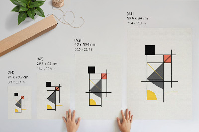 Plakat premium Stylowa geometria