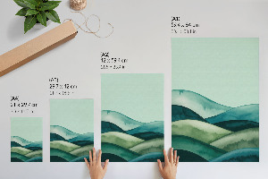 Dekoracyjny plakat ścienny Zielone wzgórza