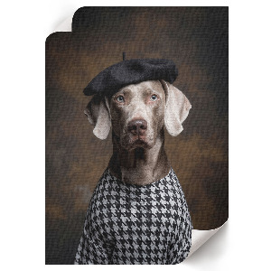 Dekoracyjny plakat ścienny Artystyczny pies