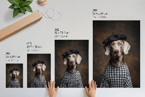 Dekoracyjny plakat ścienny Artystyczny pies