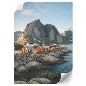 Wydruk na płótnie Górska osada