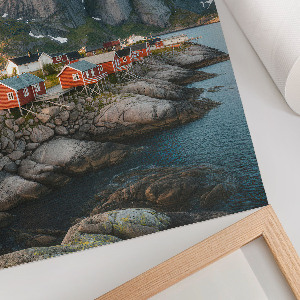 Wydruk na płótnie Górska osada