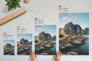 Wydruk na płótnie Górska osada