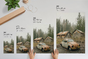 Plakat premium Wrak auta