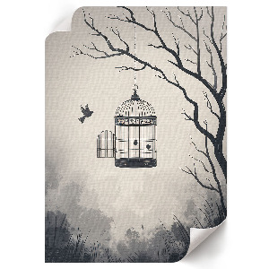 Plakat premium Ucieczka natury