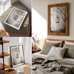 Plakat premium Ucieczka natury