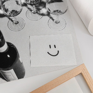 Grafika na ścianę Kieliszki do wina