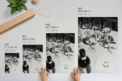 Grafika na ścianę Kieliszki do wina