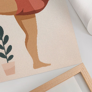 Plakat premium Ćwiczenie jogi