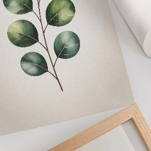 Dekoracyjny plakat ścienny Zielone liście